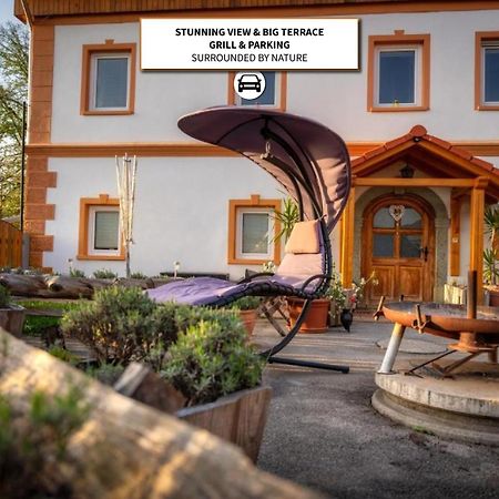 Stara Soncna Hisa Apartman Radovljica Kültér fotó